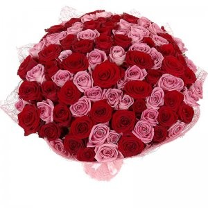Букет из 101 розы Мармелад