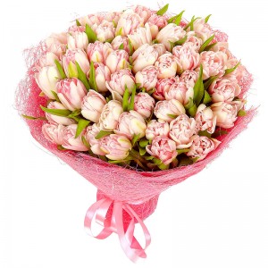 Букет из Розовых тюльпанов