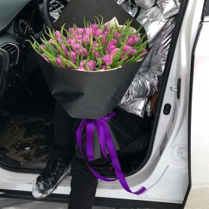 Сиреневые тюльпаны МОНО 645